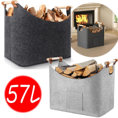 Log basket fire wood storage - log,