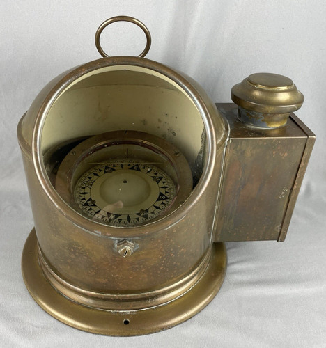 Vintage brass sestrel binnacle - sestrel,