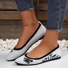 Women's Butterfly Pattern Flat