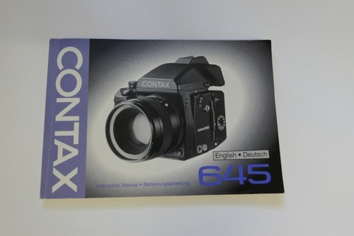 Contax 645 instruction - contax,