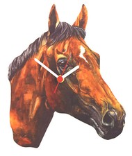 Thoroughbred Horse Clock -