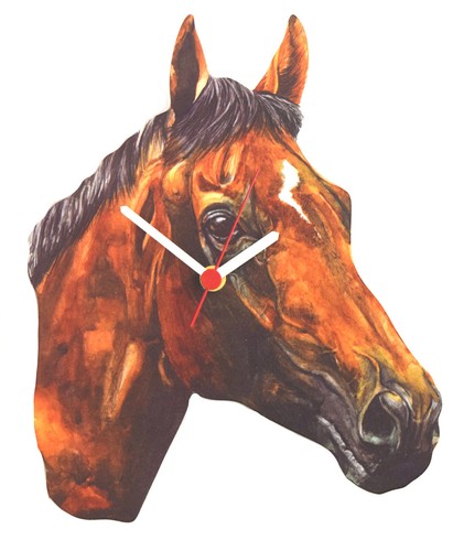 Thoroughbred horse clock - thoroughbred,