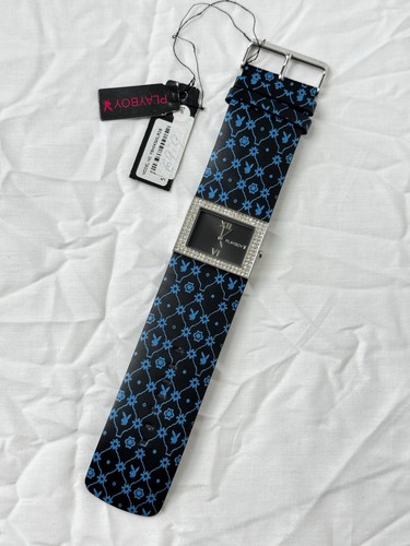 Playboy blue watch with - , black