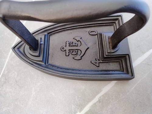 French antique flat iron - french,