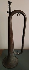 Antique french bugle horn - antique,