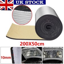 2m Sound Deadening Mat Car Firewall Heat Shield Thermal Insulation Proofing Pads