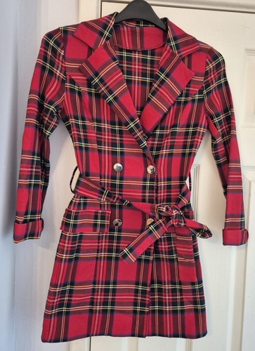Italian red plaid - red, tartan