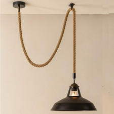 E27 Vintage Rustic 2m Hemp