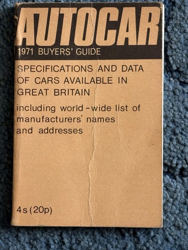 Vintage 1971 autocar buyers - vintage,