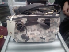 radley handbag 'Data Dog' Charcoal New With An Imperfection