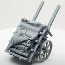 Wagon cart with logs Set #64 -