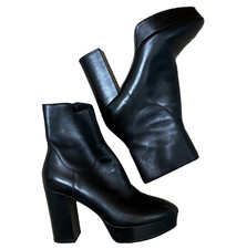 ASH Black Leather 5" Short