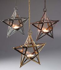 Star lantern, glass hanging