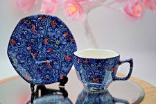 Vintage Cup and Saucer Chintz