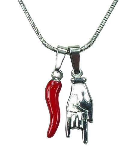 Small red cornicello and - red,