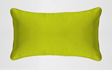 Oblong Cushion Cover Rectangular Shape Plain Cushion Cases 100% Cotton Zip Entry