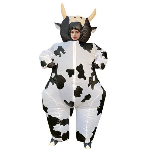 Inflatable cow costume for - costume,