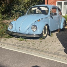 classic 1969 vw beetle 1200 fitted with lime bug front air ride 