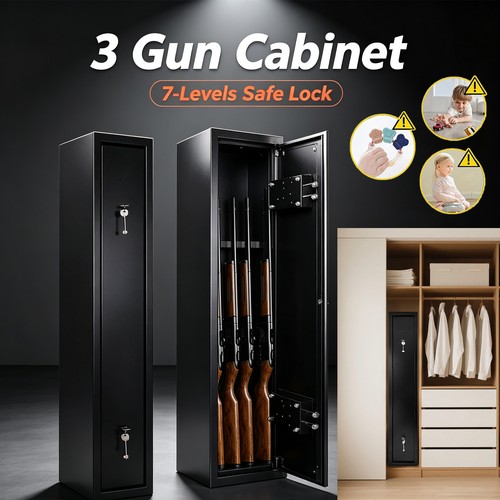 Gun cabinet lockable safe - gun,