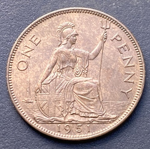 Key date 1951 penny nice - key,