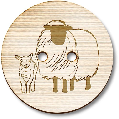 Sheep lamb wooden sewing - lamb',