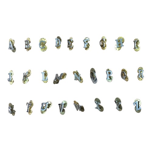 Chrome letter butterfly - chrome,