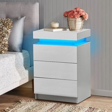 Modern Bedside Table RGB LED