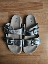 Zara sliver metallic 2 strap