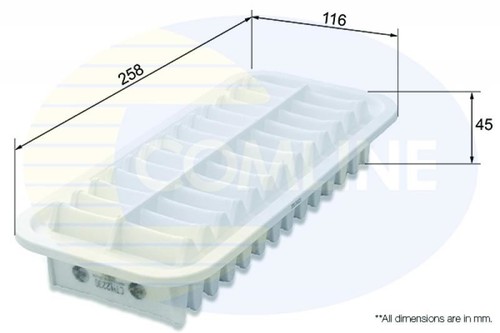Engine air filter - filter, element
