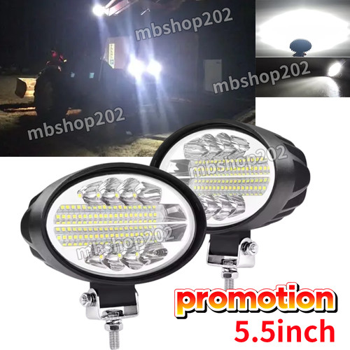 Pair led work flood - pair, 5.5''