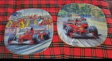 Michael Schumacher Ferrari F1 Monaco 99 & Japan 2000 display plates