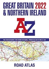 Great Britain A-Z Road Atlas 2022 (A3 Pape..., A-Z Maps