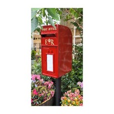 Post box wall mounted - post,