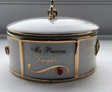 NEW Vintage Ardleigh Elliot Porcelain Music Box “my Precious daughter”