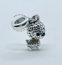 Dog - BICHON FRISE Poodle Curly Cavapoo  European Charm & Pouch - Silver S925