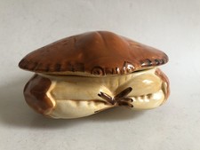 Rare Vintage Toni Raymond Pottery Lifesize Crab Marine Ocean Pate Trinket Dish