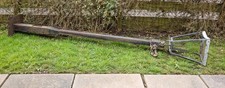 Antique gas street lamp post - antique,