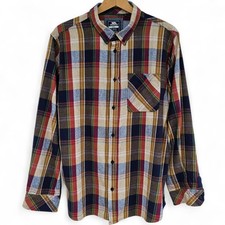 Trespass Men's Check Parkfordley Cotton Flannel Button Down Shirt XXL 46-48 Inch