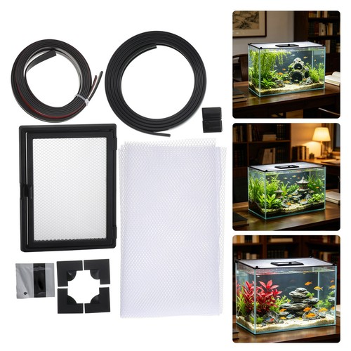 Magnetic fish tank cover net - magnetic,