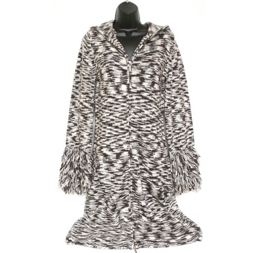 Grey marl chunky knit long - marl,