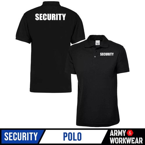 Security polo shirt black - security, t-shirt