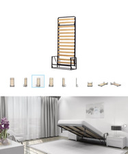 Single wall bed with memory - single,