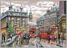 Printed cross stitch - printed,