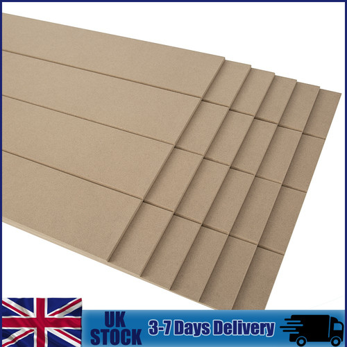 6pcs grooved mdf wall panels - 6pcs,