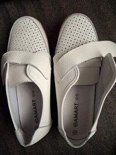 Damart White Shoes Size 6