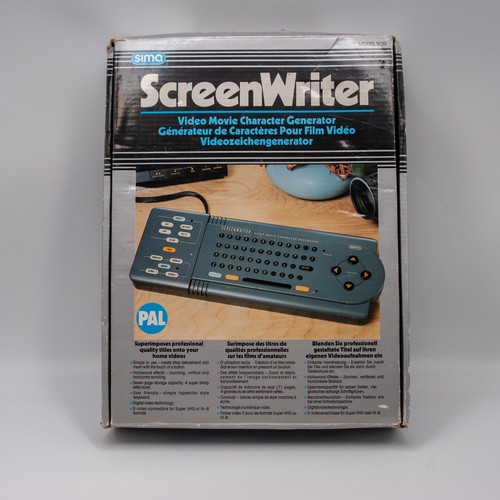 Vintage sima screenwriter pal - screenwriter,