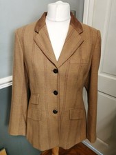 JOULES Park Royal Cafe au lait Tweed Jacket Blazer Size 14 £235