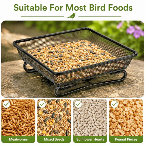 Pack garden bird feeder tray - 2,