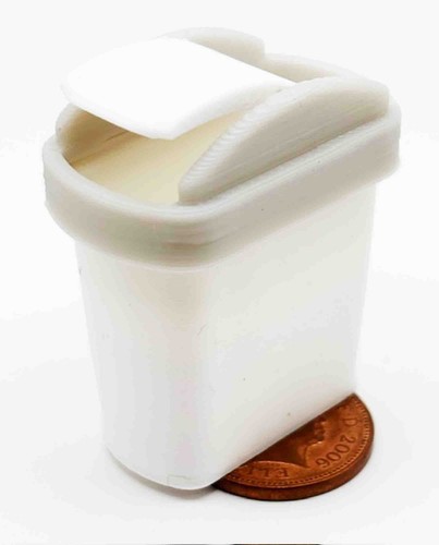 Dolls house kitchen swing - kitchen, bin