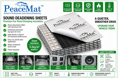30x sheets peacemat - ®, car